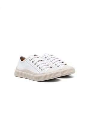 white leather sneakers  MARNI KIDS | 7673701